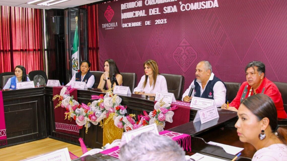 REALIZA AYUNTAMIENTO REUNIÓN ORDINARIA DEL CONSEJO MUNICIPAL DEL SIDA