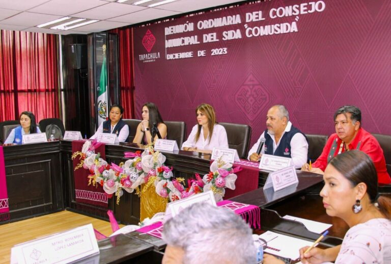 REALIZA AYUNTAMIENTO REUNIÓN ORDINARIA DEL CONSEJO MUNICIPAL DEL SIDA