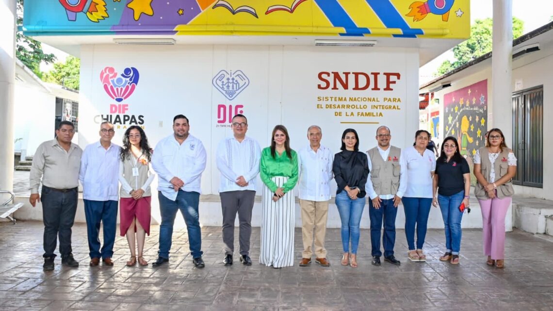 AYUNTAMIENTO DE TAPACHULA Y DIF MUNICIPAL RECIBEN VISITA DE LA CNDH Y CEDH EN ALBERGUE PARA FAMILIAS EN MOVILIDAD