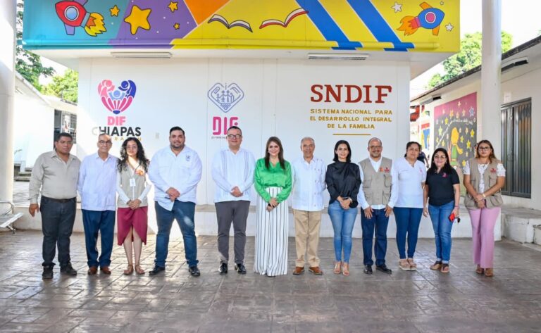 AYUNTAMIENTO DE TAPACHULA Y DIF MUNICIPAL RECIBEN VISITA DE LA CNDH Y CEDH EN ALBERGUE PARA FAMILIAS EN MOVILIDAD