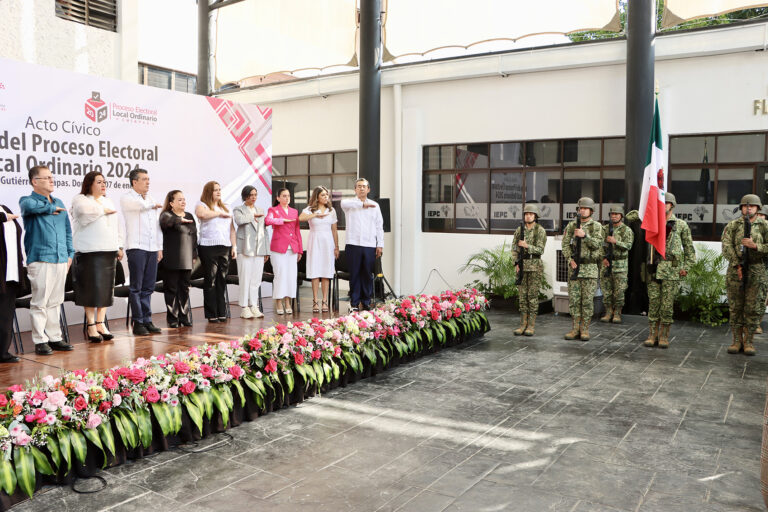 Rutilio Escandón llama a la unidad y a la civilidad ante el inicio del proceso electoral 2024 en Chiapas