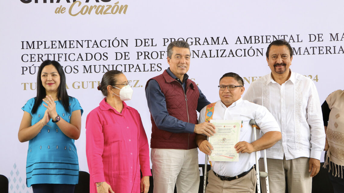 En Chiapas hacemos causa común para fortalecer el cuidado del ambiente: Rutilio Escandón