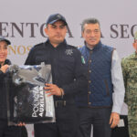 Entrega Rutilio Escandón 213 patrullas, uniformes y equipamiento tecnológico a la SSyPC