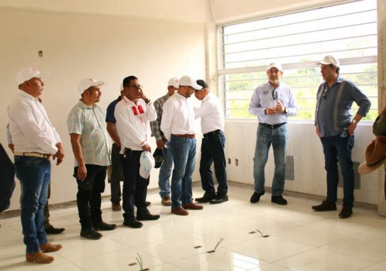 Supervisan avances de las obras en la nueva sede de la UNACH en Las Margaritas