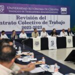 Inicia Administración Central de la UNACH la revisión del Contrato Colectivo de Trabajo con el Sindicato de Trabajadores Administrativos