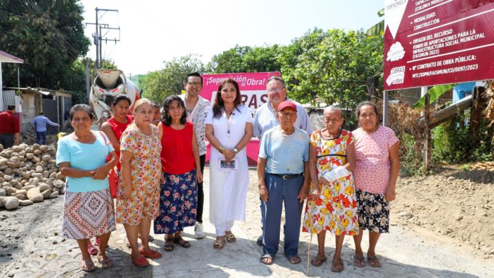 AYUNTAMIENTO SUPERVISA AVANCE DE OBRA EN COLONIA MARCELÍN