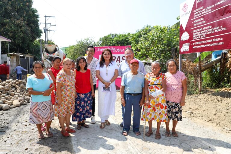 AYUNTAMIENTO SUPERVISA AVANCE DE OBRA EN COLONIA MARCELÍN