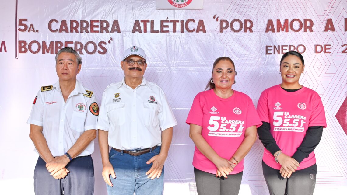 CON ÉXITO REALIZAN CARRERA POR AMOR A LOS BOMBEROS 5.5 K