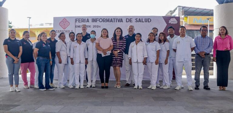 AYUNTAMIENTO DE TAPACHULA, REALIZA FERIA INFORMATIVA DE SALUD