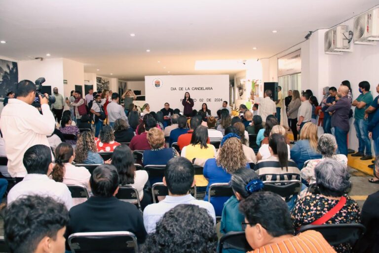 Flor Esponda conmemora con trabajadores el Día de la Candelaria