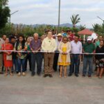 Mariano Rosales inaugura parque en La Garza