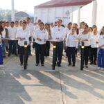 Alcalde Mariano Rosales inaugura andador en zona escolar