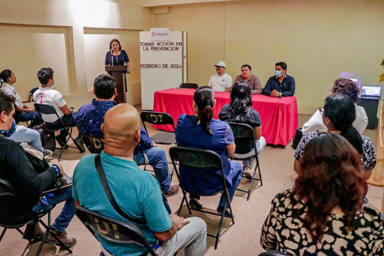 INICIA AYUNTAMIENTO DE TAPACHULA CICLO DE PLATICAS: TOMAR ACCIÓN EN LA PREVENCIÓN