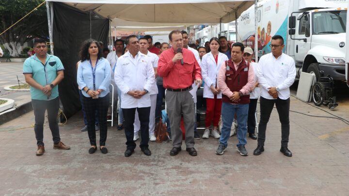 Alcalde Mariano Rosales da arranque a Caravana de la Salud