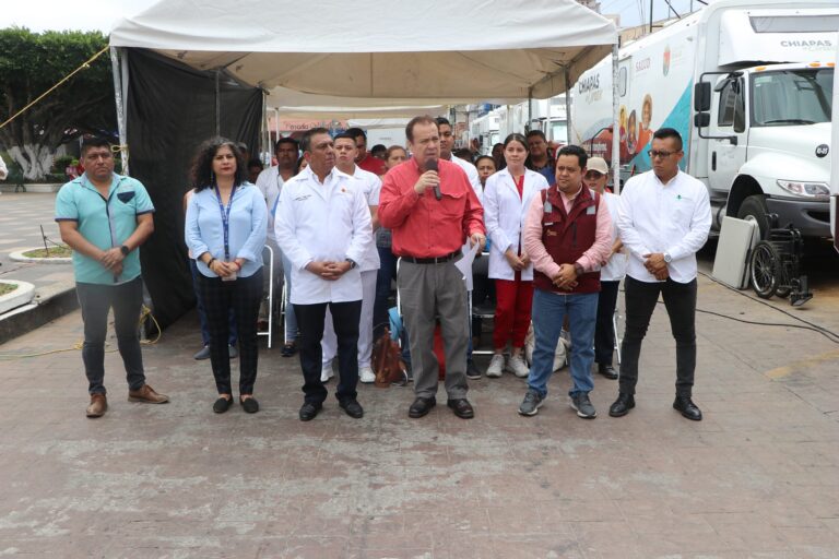 Alcalde Mariano Rosales da arranque a Caravana de la Salud