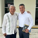 En Palenque, Rutilio Escandón coincide con el presidente AMLO