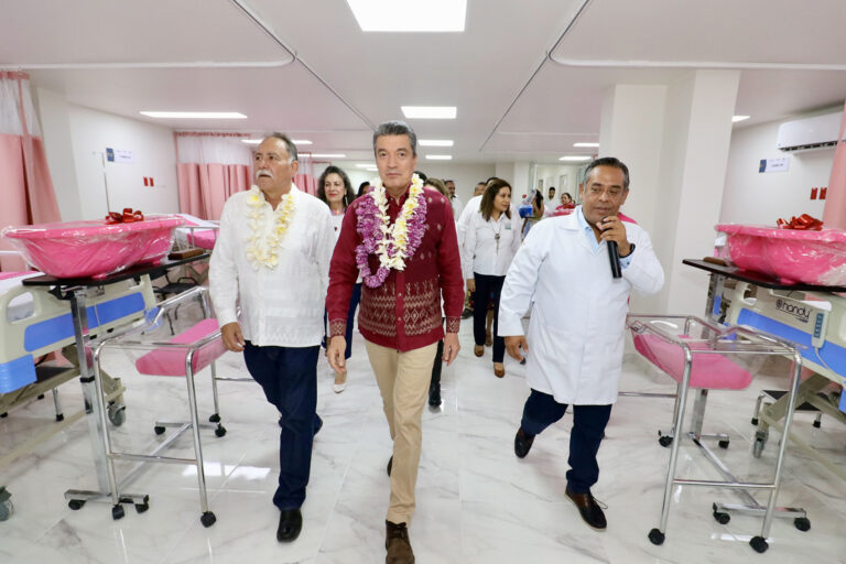 Inaugura Rutilio Escandón Clínica para la Atención de Parto Humanizado de Venustiano Carranza