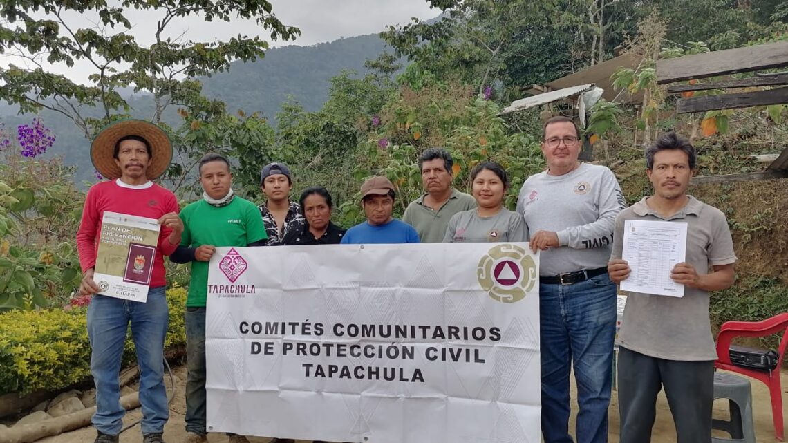 PROTECCIÓN CIVIL DE TAPACHULA, CONFORMA COMITÉS COMUNITARIOS RESILIENTES EN COMUNIDADES RURALES
