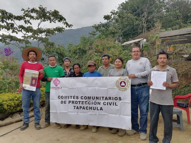 PROTECCIÓN CIVIL DE TAPACHULA, CONFORMA COMITÉS COMUNITARIOS RESILIENTES EN COMUNIDADES RURALES