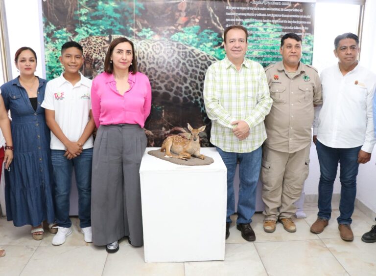 Alcalde de Villaflores y su esposa inauguran Exposición: “Riqueza Faunística de Chiapas”