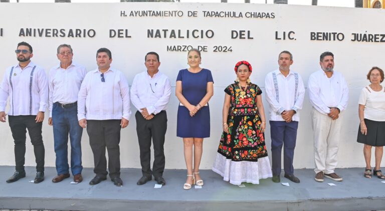 CONMEMORA AYUNTAMIENTO CCLVIII ANIVERSARIO DEL NATALICIO DEL LIC. BENITO JUÁREZ GARCÍA