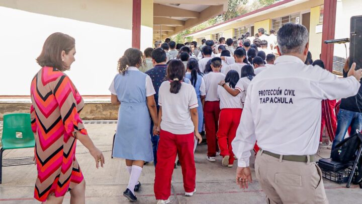 AYUNTAMIENTO DE TAPACHULA REALIZA SIMULACRO DE CICLÓN TROPICAL