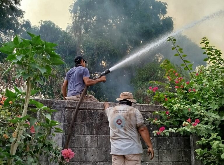 SOFOCA PROTECCIÓN CIVIL DE TAPACHULA INCENDIO EN PASTIZAL