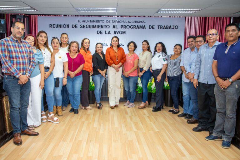 REALIZAN REUNIÓN DE SEGUIMIENTO PARA ATENCIÓN A VIOLENCIA CONTRA LAS MUJERES EN TAPACHULA