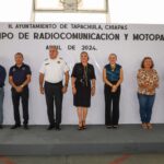 AYUNTAMIENTO ENTREGA EQUIPO DE RADIOCOMUNICACIÓN Y MOTOPATRULLAS PARA SEGURIDAD PÚBLICA