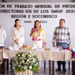 REALIZAN 4a. REUNIÓN MENSUAL DE PRESIDENTAS Y DIRECTORAS DE LOS SMDIF 2024 REGIÓN X SOCONUSCO