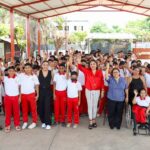 CON “MANOS POR EL PLANETA”, PARTICIPA AYUNTAMIENTO EN REFORESTACIÓN EN LA TELESECUNDARIA NO. 948 DE TAPACHULA