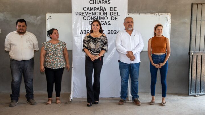 IMPLEMENTAN CAMPAÑA DE PREVENCIÓN DEL CONSUMO DE DROGAS EN TELEBACHILLERATO COMUNITARIO DE TAPACHULA