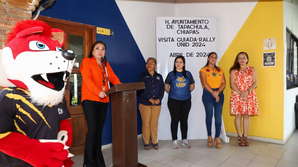 ORGANIZAN VISITA GUIADA RALLY UNID 2024 EN TAPACHULA