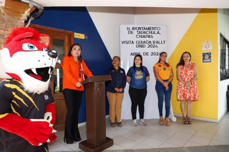 ORGANIZAN VISITA GUIADA RALLY UNID 2024 EN TAPACHULA