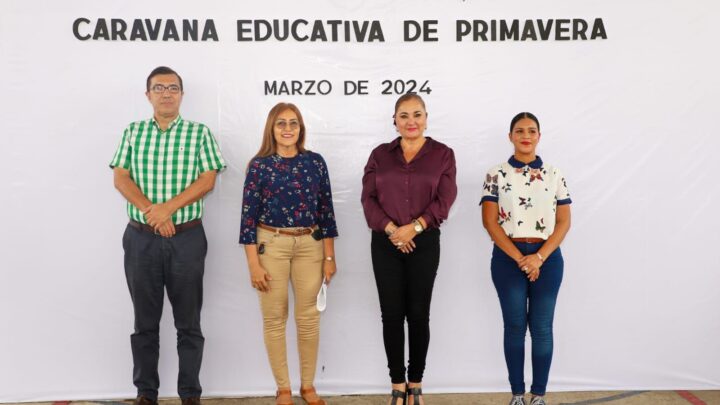 REALIZAN CARAVANA EDUCATIVA DE PRIMAVERA, EN ESCUELA PRIMARIA LUIS DONALDO COLOSIO