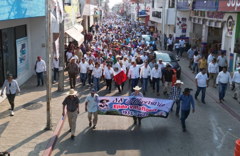 Ejido Villaflores conmemora 88 años de fundación