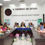 Congreso del Estado recibe donación de Libros en Lengua Materna