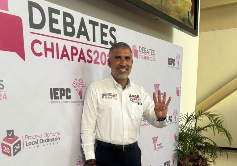 Gana Angel Torres debate de candidatos a la presidencia municipal de Tuxtla Gutiérrez