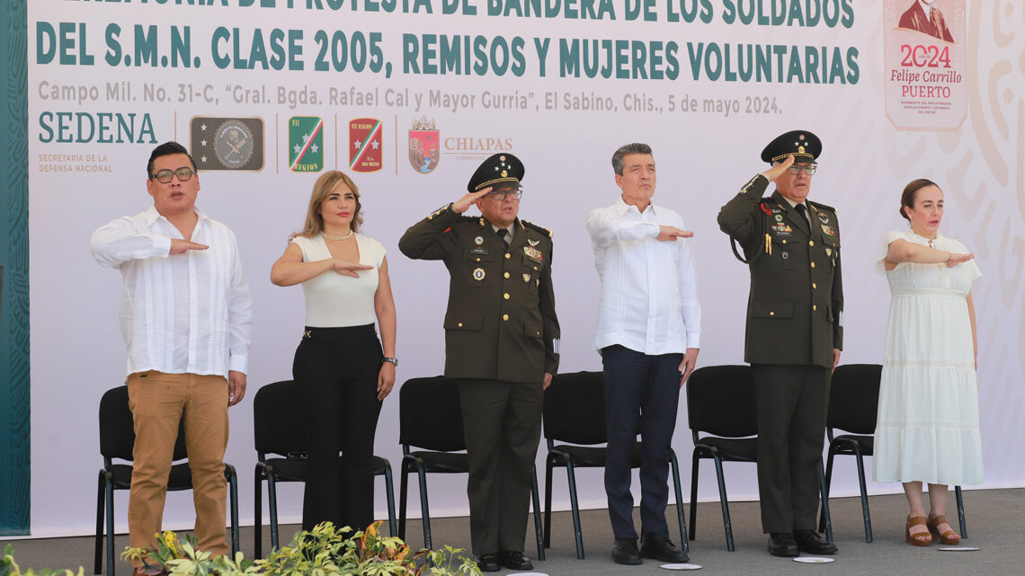 Reconocen a jóvenes de Chiapas por cumplir con el Servicio Militar Nacional