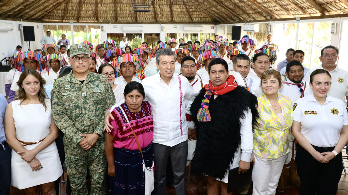 Destaca Rutilio Escandón voluntad para lograr la paz entre Aldama y Chenalhó, tras 50 años de violencia