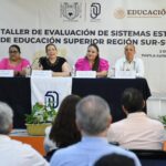 Participaron universidades afiliadas a la ANUIES en el Taller de Evaluación de Sistemas Estatales de Educación Superior desarrollado en la UNACH