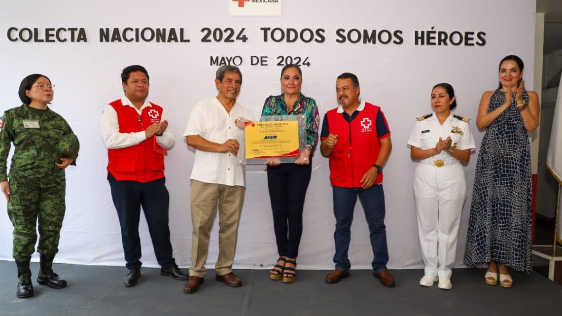 ASISTE AYUNTAMIENTO A INICIO DE COLECTA ANUAL DE LA CRUZ ROJA DELEGACIÓN TAPACHULA