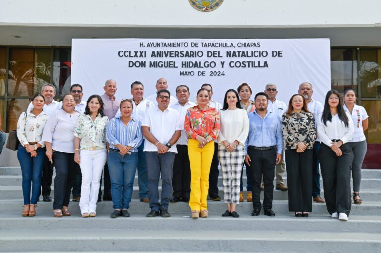 CONMEMORA AYUNTAMIENTO DE TAPACHULA NATALICIO DE DON MIGUEL HIDALGO Y COSTILLA