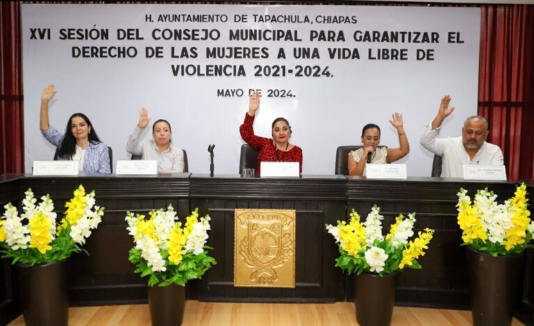 PRESENTAN INFORME DE ACTIVIDADESPARA DISMINUIR VIOLENCIA DE GÉNERO EN TAPACHULA