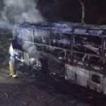 PC SOFOCA INCENDIO EN CORRALÓN VEHICULAR