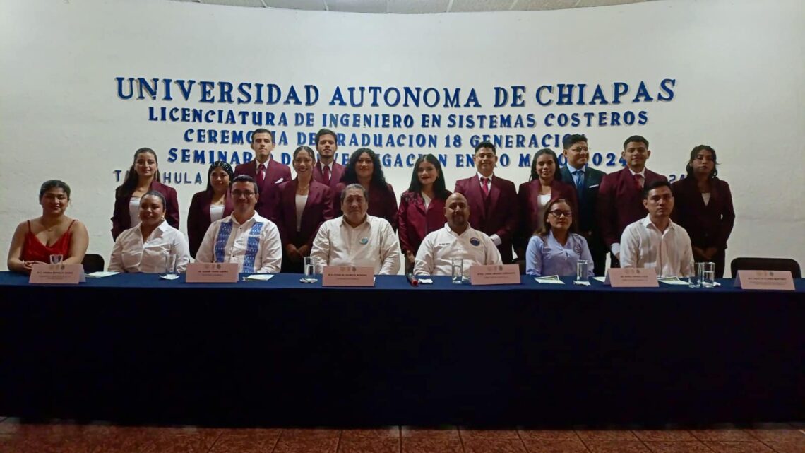 Presentan estudiantes en Sistemas Costeros de la UNACH resultados de investigación de la dársena de Puerto Chiapas