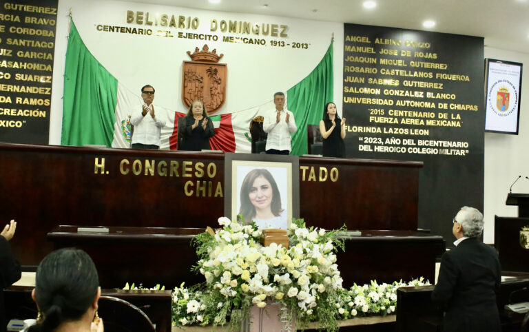 LXVIII Legislatura Local realiza homenaje póstumo a Rosalinda López, esposa del gobernador Rutilio Escandón