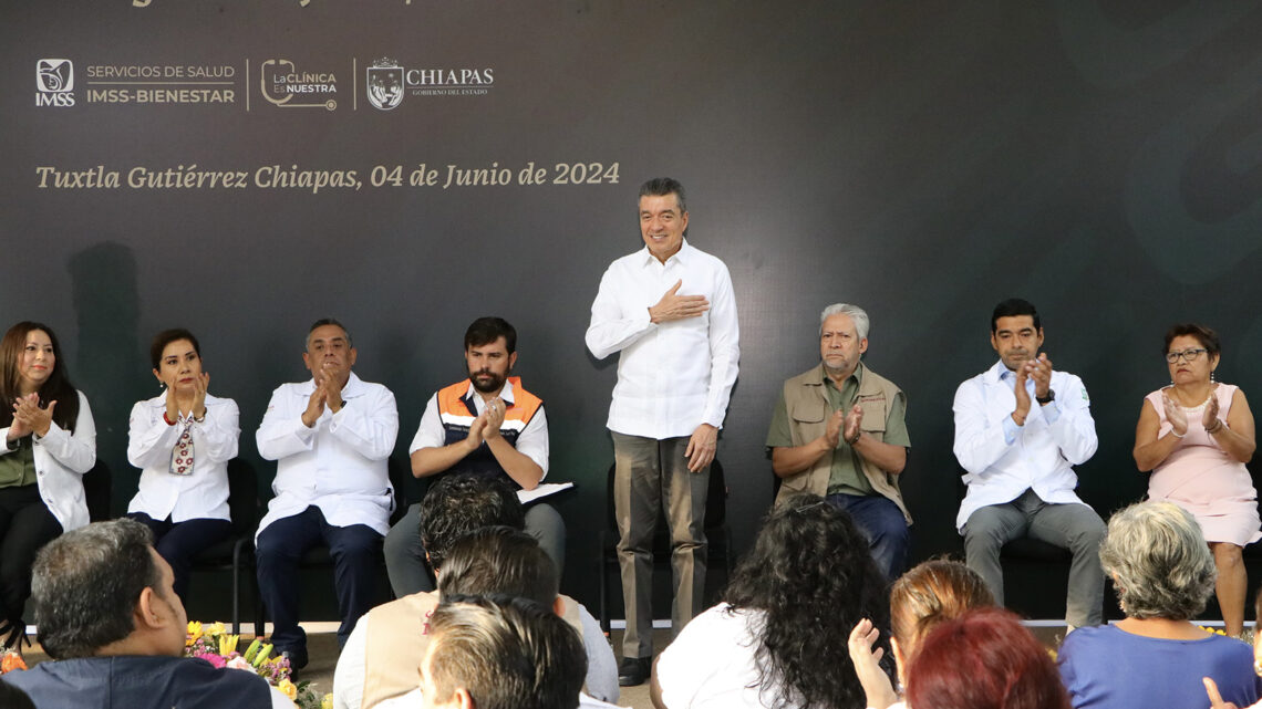 Reconoce Rutilio Escandón al presidente AMLO por la consolidación del programa La Clínica es Nuestra