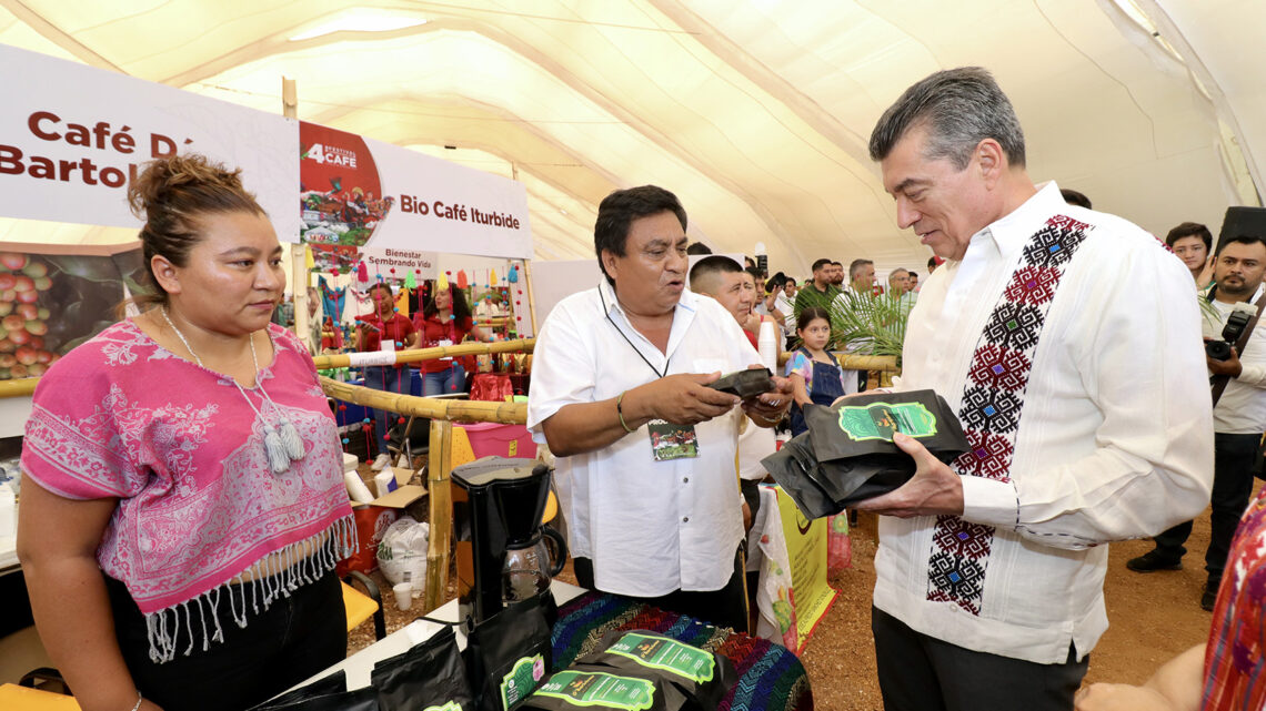 Rutilio Escandón inaugura el Cuarto Festival Internacional del Café “Chiapas de Corazón”