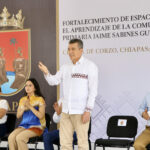 Con respaldo de AMLO, estamos sacando adelante al sector educativo de Chiapas: Rutilio Escandón